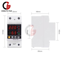 AC220/110V 40/63/80A Over Under Voltage Switch Protector Over Current Protection