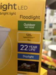 Lot of Three ( 3 ) GE LED 16W PAR38 Bulbs -93128856