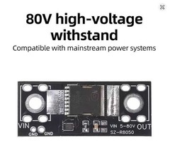 9-80V 50A High Current Ideal Diode Module Solar Anti-Reverse Charging