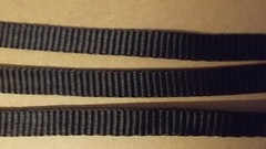 5/8″ x 500′ 1800# tensile polyester pull tape, mule tape, webbing, Black, USA