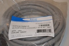 Icc 25-PAIR CABLE ASSEMBLY, M-M, 90°, 25′ ICPCSTMM25 UPC 633758023641