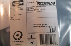 Hubbell PG2004PA005 Linkosity Female Cable Right Angle 20A 600VAC 4 Pole 5′ NIB