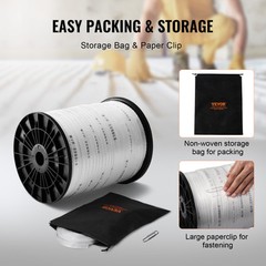 VEVOR Polyester Pulling Tape Mule Tape 5/8″ x 630′ 2200 lbf Tensile Capacity