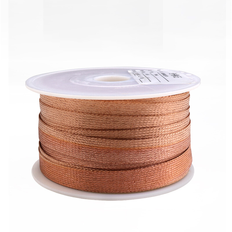 Copper/Tinned Copper Braided Sleeve, Metal Shielding Cable, 2-28mm Diameter