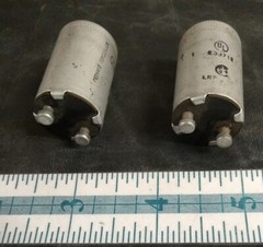 LOT OF 2 qs FS-25 Fluorescent Starters 18W 20W 22W 25W Fluorescent Lamps T8 T12