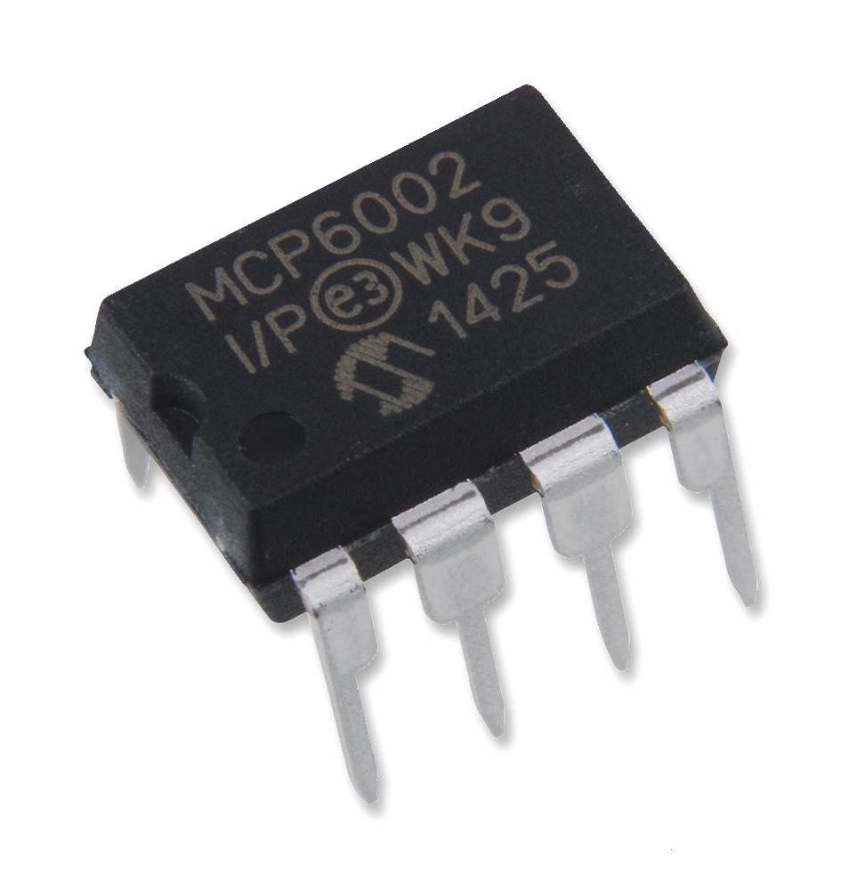 5PCS Microchip MCP6002-I/P MCP6002 Dual 1 MHz Operational Amplifier DIP-8 New IC
