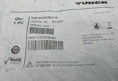 Turck BKV4140-0/16 6914544 New in Package BKV 4140 0/16 Field Wireable