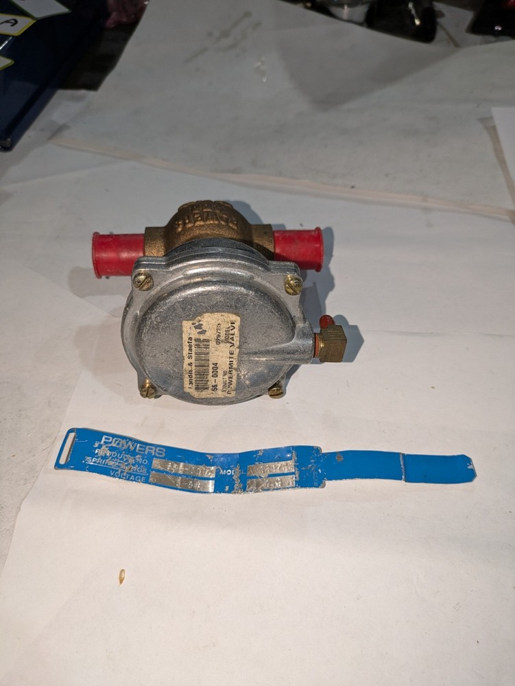 656-0004 POWERMITE VALVE 2-Way 1/2 Flared Valve, Normally Open, 3-8 psi, 0.9cv