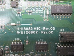 INDUSTRIAL SPARE PART HH18882MIC REV. 03 126802 REV. 02 UNMP