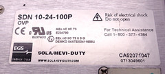 SOLA SDN 10-24-100P OVP POWER SUPPLY**READ**