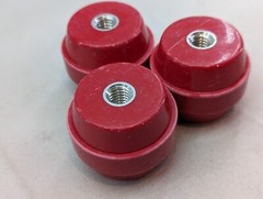 3 New MBI Mar-Bal Electrical High Voltage Standoff Insulator 1-3/8″ x 1-3/4″ T10