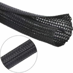 10ft Braided Wire Wrap Cord Protector Nylon Sleeve Storage Pipe Tube Cable Split