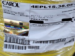 Carol 4EPL1S 18/4C+22/3P+22/4C+22/2C Plenum Access Control Cable CMP Yellow/50ft