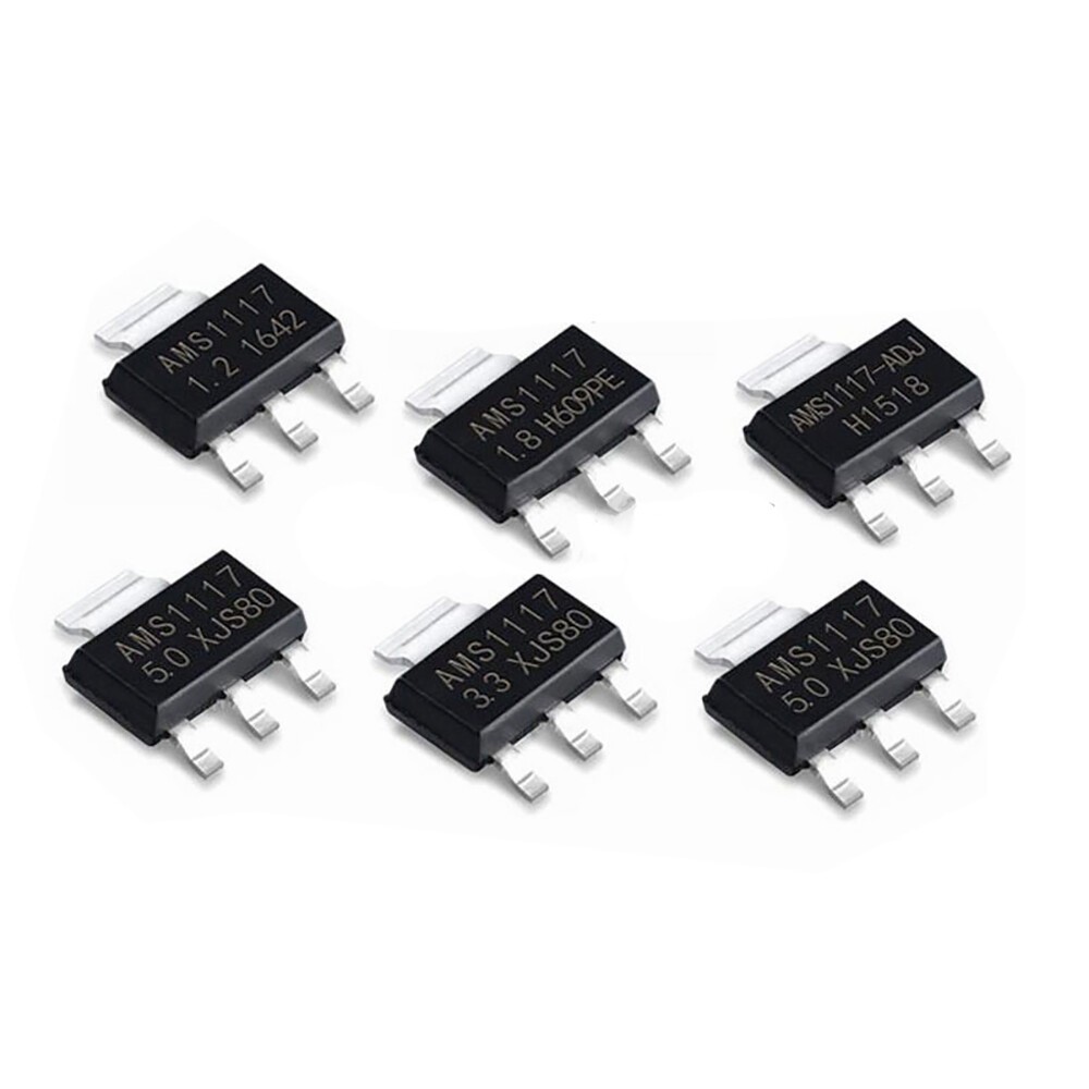 1.2V/1.5V/1.8V/2.5V/3.3V/5.0V Voltage Regulator Chip AMS1117 Series Low Dropout