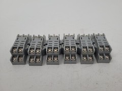 (Lot of 6) 60SH2B-05 G+W Eagle Signal 10 Amp 300 Volt Socket Base – New