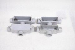 CARLON E983E CONDUIT T-BODY 3/4″, 12.0 CU.IN. PVC (LOT OF 4)