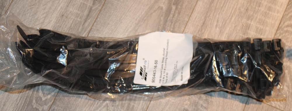 CONCEALFAB 900443-16-50 PIM Shield Cabel Strap Acetal 1/2″ x 16″ (Bag of 50)