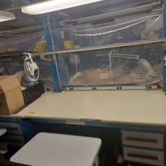 Workbench table and chair