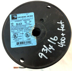 ENCORE ~ 12 AWG Copper Stranded Wire 400′ FT Roll THHN/THWN 600 Volt UL Listed