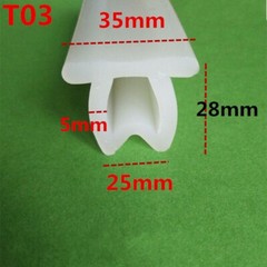Solar Panels Gap Silicon Rubber T-Gasket Seal Strip Waterproof Sealing Strip