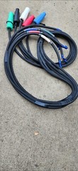 CAMLOCK PIGTAILS – 10FT 5 WIRE 4/0 SC 400 AMP 120/208v CAMLOCK PIGTAIL CABLES