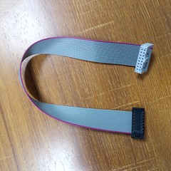 1PCS IDC Male 16 Pin Connector To IDC Female 16Pin Flat Ribbon Cable Length 25CM