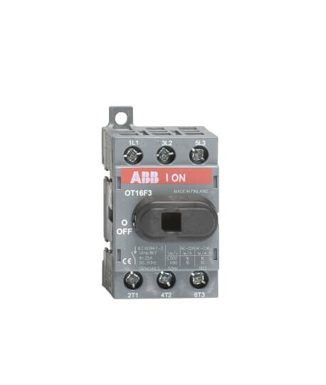 OT16F3 ABB 16A 3-Pole Non-Fuse Switch NEW