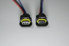 H13 9008 Wiring Harness Female Plug Headlight Pigtails Socket Connector 55W HIDs