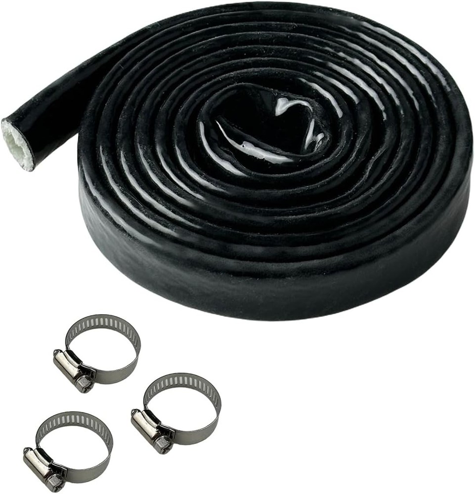 YAMAKATO 5/16 ID Heat Shielded Fire Sleeve Silicone Coated
