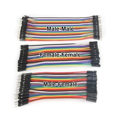 40 Pin Dupont Cables F-F, M-M, M-F Jumper Breadboard Wire GPIO Ribbon Pi Arduino