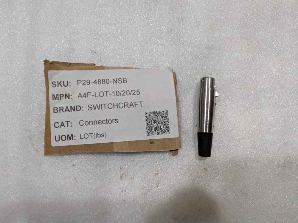 SWITCHCRAFT A4F LOT-10/20/25