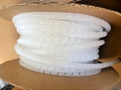 SPIRAL WRAP T50F-C NATURAL .50″ (1/2) OD 100′ FT PANDUIT POLYETHYLENE