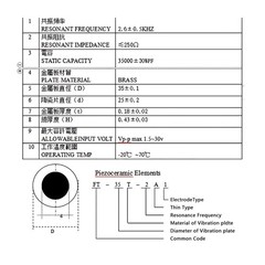 12/15/18/20/27/-50mm Piezo Elements Sounder Sensor Trigger Drum Disc Transducer