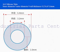 2pcs 13#/5m 14#/5m 19#/5m 16#/5m 25#/5m Peristaltic Pump Special Silicone Hose