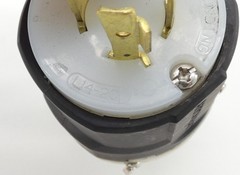 Eaton Cooper L14-20 Arrow Hart Ground Industrial Locking Plug 125/250VAC 20A