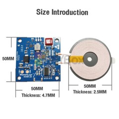 DC12V-24V 20W Wireless Car Fast Charging Board High-power Charging Module DIY