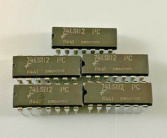 (LOT OF 5) FAIRCHILD 74LS02PC 14PIN-DIP 280-22001-234