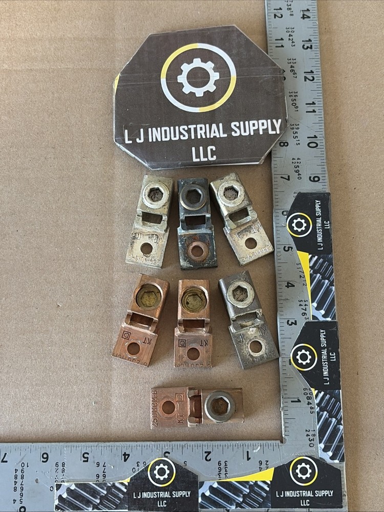 [Qty-7!] SQUARE D KT 6-250MCM Copper Lugs _GOOD TAKE-OUTS!_FAST SHIPPING!