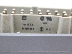 Harting Han 24-E-M-s 16A 500V 6KV 3 600V HS 12