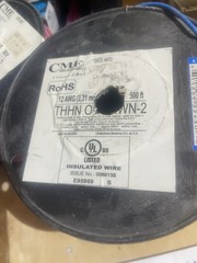 CME 3, 31 MM2 Solid approxima 165” THHN/THWN Type T90 UL Listed Green CMC 12 Awg