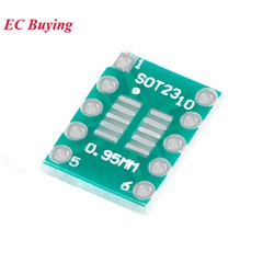 10pcs SOP10 SOT23 to DIP SMD Turn DIP10 0.55mm/0.95mm Pitch Adapter Board PCB