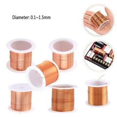 50g Magnet Wire Gauge 0.1~0.9mm Enameled Coppers Coil Winding