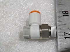 SMC AS2201F Speed Controller Meter-Out Male Elbow Pneumatic Fitting OEM Part