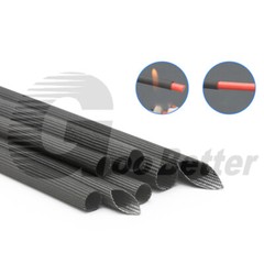 Black Heat Resistant Sleeving Cable Wire High Temperature Component Lead Heat