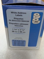 DYMO WHITE ADDRESS LABLES 30252 2 X3-1/2″ 1 1/8″ x 3 1/2″28 mm x 89 mm