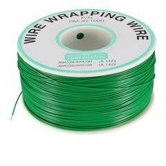Wrapping Wire Tin Plated Copper Wire P/N DM-30-1000 30 AWG 250M Length Green