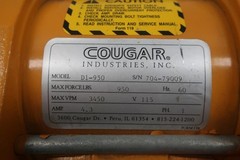 Cougar D1-950 Electric Vibrator 950lbs 3450vpm 115v-ac