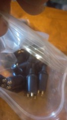 NEW HUGE LOT of 60 Push Button Switchcraft Switches Black Momentary 4-Pin