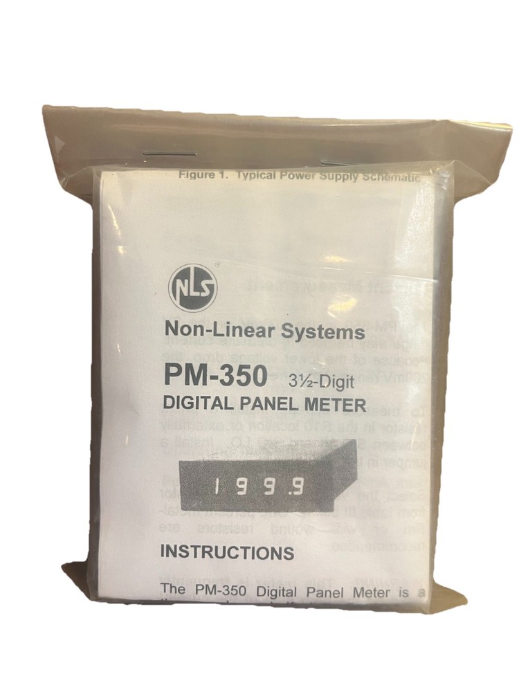 NLS Non-Linear Systems PM350 – Digital Panel Meter 3 1/2 Digit