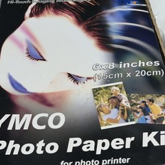 Hi-Touch Imaging YMCO 6×8” (15cm X 20cm) Photo paper Kit 30 Prints